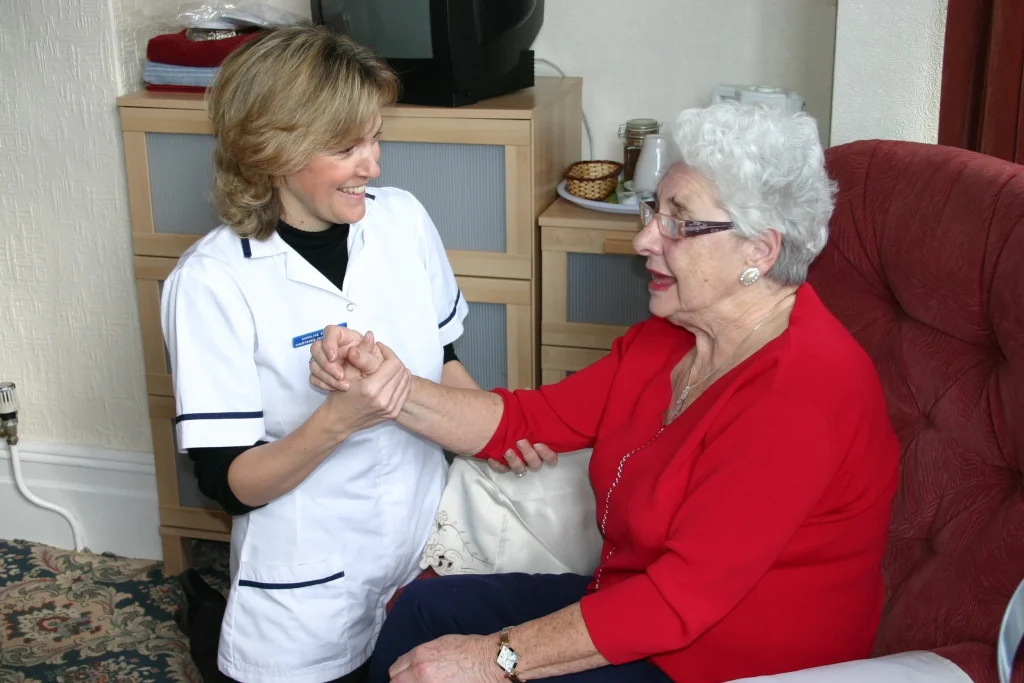 Caroline+and+elderly+lady