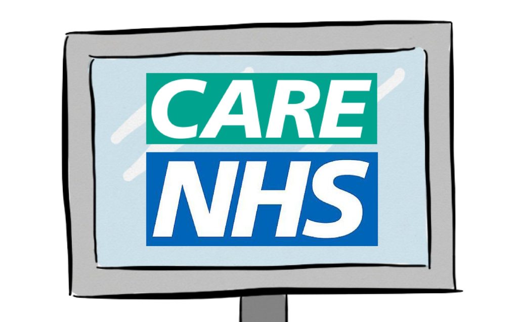 NHS CARE on screen